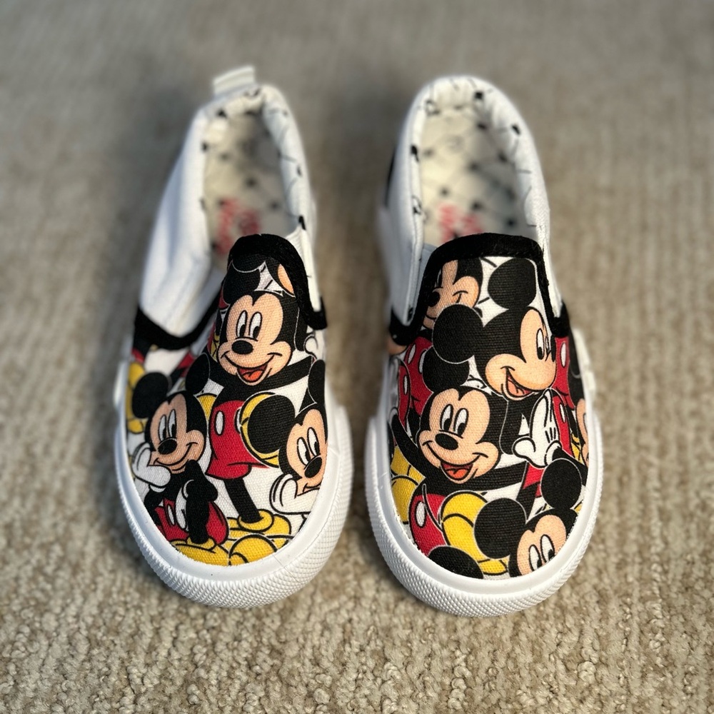 Mickey Mouse Kids Slip-On Shoes - Multicolor